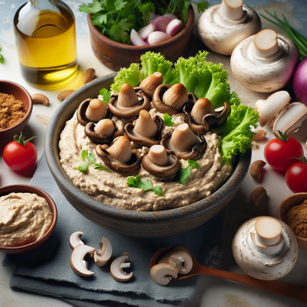 İstridye Mantarlı Humus İstridye mantarlı humus, taze malzemelerle hazırlanmış